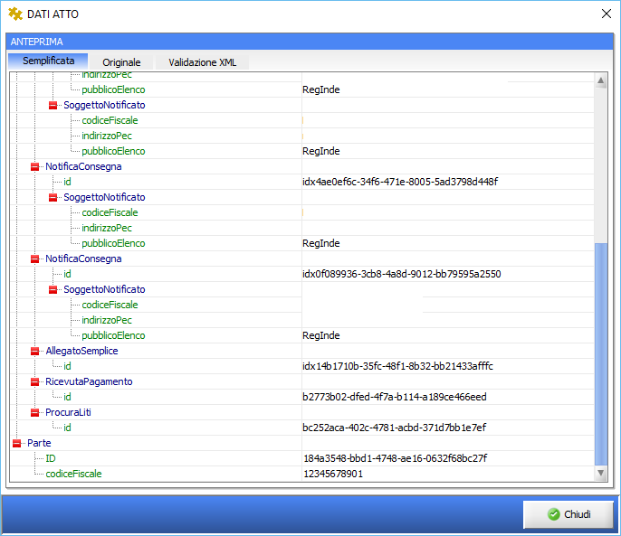 Prot. D16-0700 29/12/2016 Page 17 of 18 Figura 20 - Importa file ricevuta pagamenti Telematici È possibile poi verificare la corretta importazione della ricevuta dai