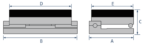 TS TAVOLE SINUS SINUS TABLE La tavola sinus è un attrezzo di altissima qualità utilissimo a chi deve lavorare pezzi con una inclinazione particolare.