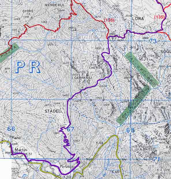 La proposta: Il Percorso/4 Tappe: scheda Cartografia Kompass http://www.kompass-italia.