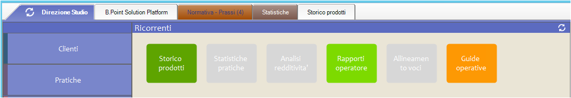 Archivio storico E' sempre possibile ricercare le Note Salvatempo pubblicate in precedenza, semplicemente cliccando su Scelta di menù per accedere al LiveUpdate Manager, richiamabile