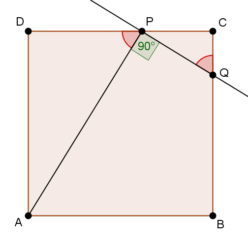 Problema 2 É dato un quadrato, il cui lato misura. Preso un punto sul lato, traccia la perpendicolare ad, che incontra in. Sapendo che vale + =, determina la distanza di da.