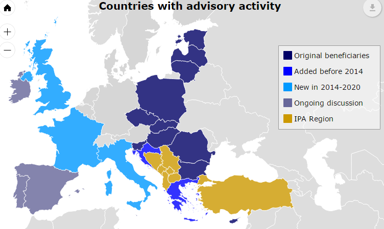 Assistenza tecnica Lo European Investment Advisory Hub (EIAH il secondo pilastro del Piano Juncker) e l iniziativa Jaspers della BEI e della Commissione Europea sono strumenti che mettono a