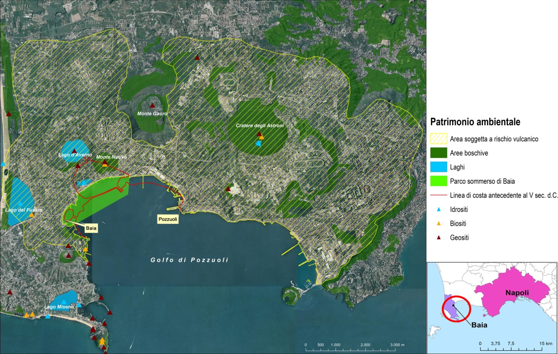 Competenze teoricoapplicative: Localizzazione dei beni ambientali e analisi dei fattori di rischio Fig.