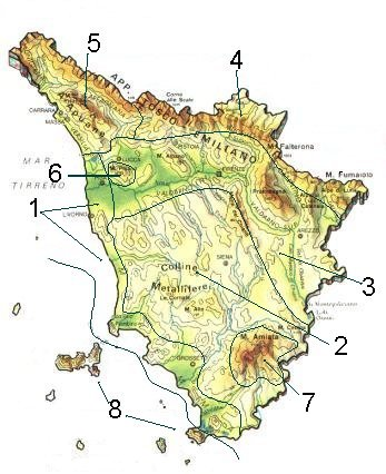 Supplemento al Bollettino Ufficiale della Regione Toscana n. 6 del 11.2.2009 47 nella zona Apuana e lungo le aste fluviali dei principali fiumi.