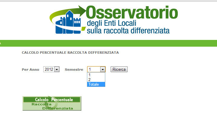 La Qualità della raccolta differenziata Qualità raccolta differenziata: in questa sezione per ciascun Comune vengono riportate, per ogni anno, le percentuali di frazione estranea riscontrate a