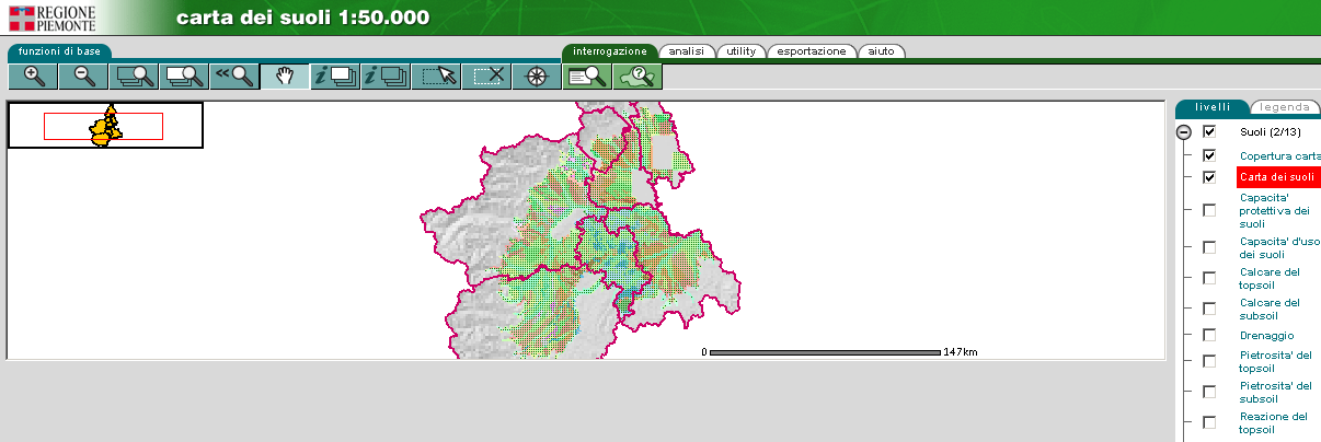 I SUOLI PIEMONTESI SU INTERNET http://www.regione.piemonte.it/agri/suoli_terreni/suoli1_50/carta_suoli/gedeone.