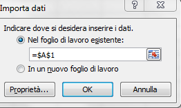 Avanzate specificare il separatore decimale nei dati da importare.