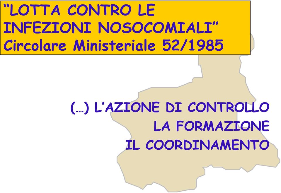 Ministeriale 52/1985 ( ) L