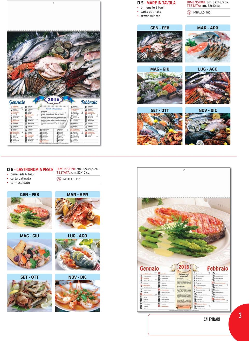 - GASTRONOMIA PESCE GEN - FEB MAR - APR MAG