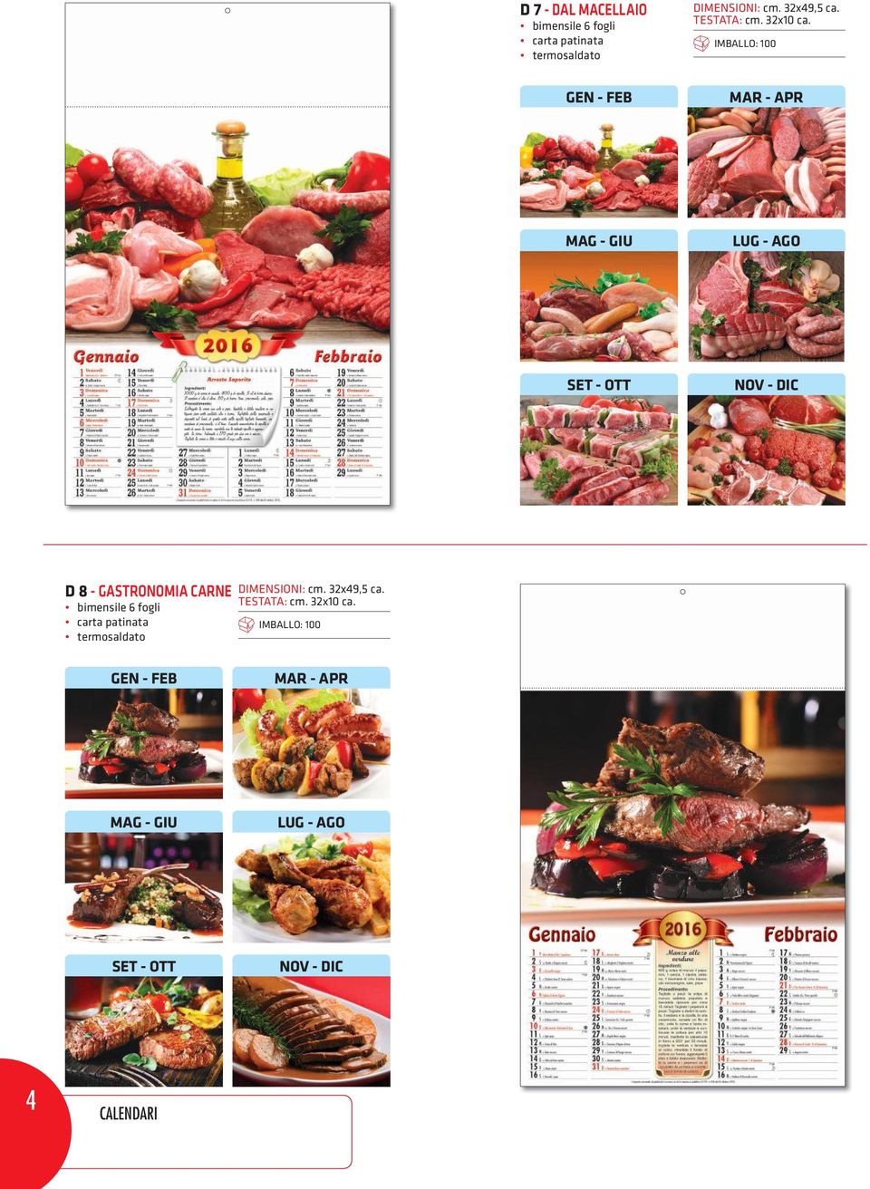 GASTRONOMIA CARNE GEN - FEB MAR - APR MAG -