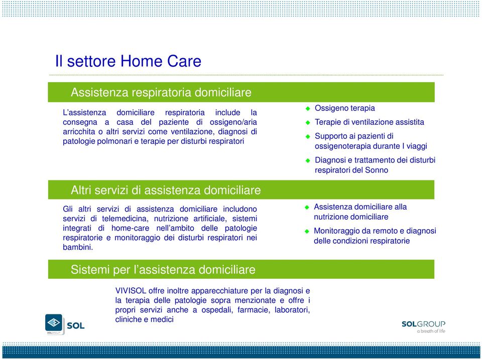 artificiale, sistemi integrati di home-care nell ambito delle patologie respiratorie e monitoraggio dei disturbi respiratori nei bambini.