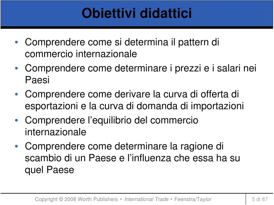 esportazioni e la curva di domanda di importazioni Comprendere l equilibrio del commercio