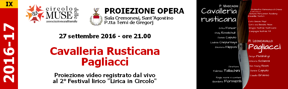 I SINGOLI EVENTI INGRESSO LIBERO E GRATUITO Il prologo della nuova stagione e l ideale collegamento con quella appena conclusa: la proiezione dello spettacolo andato in scena nell ambito del