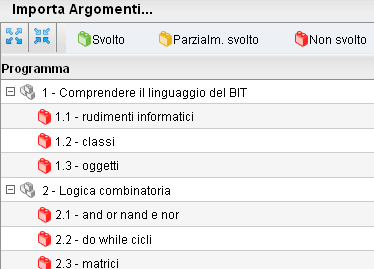 Le icone Copia attività svolta e Copia attività assegnata consentono di copiare comodamente il contenuto delle attività svolte / assegnate del Registro di classe nei corrispettivi campi del Registro