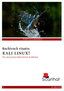 Backtrack rinato: KALI LINUX! Questo piccolo ebook si prefigge il compito di colmare le difficoltà iniziali che possono incombere con Kali. Quali l istallazione, l aggiornamento del sistema.