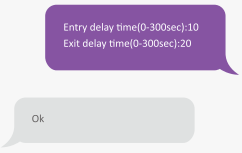 SMS Alert for Accessory Low Battery (available for two-way accessories such as Motion Detectors) For accessories assigned to zones that have been renamed, as SMS will be sent under the format Zone