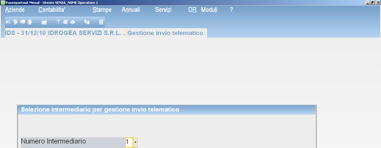 INVIO TELEMATICO: Predisporre il file per l invio