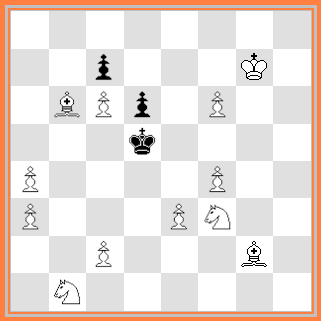 Diagr. A D43 Diagr. B D43 #2 (12+3) Val. 23 #2 (11+4) - Val.27 n.d43 - Alex CASA - Slavchess 2014. Versione V. RALLO. [8/2p2p2/pBPp1P2/K2k2P1/5P2/4PN2/4P1B1/1N6]- (11+5) - [Val 24] Soluzione: 1. Aa7!