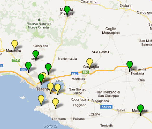 CARATTERIZZAZIONE DELLE CONDIZIONI METEOROLOGICHE NELLA PROVINCIA DI TARANTO PERIODO 18-22 MARZO 212.