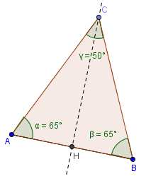 I TRIANGOLI Un triangolo è un poligono formato da tre lati. Rappresenta la più semplice figura piana formata dal minimo numero di lati utili a chiudere una superficie piana.