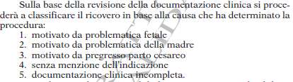 Parto Cesareo: Ulteriore abbattimento del 10% rispetto agli abbattimenti già previsti dal D.A.