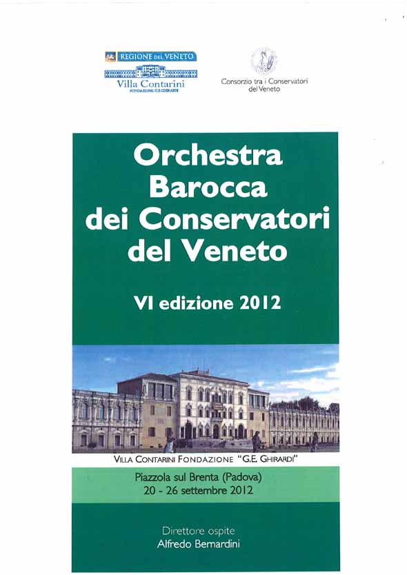 Laboratorio di Musica Barocca dei Conservatori del Veneto VII Edizione anno 2014 Vespri per S. Marco a Venezia dedicati a S.