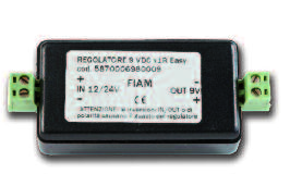 Accessori Accessories Regolatore di tensione input 12V DC - Output 9V DC. Voltage Regulator 12V DC input 9V DC output. 587.00.0698.0009 1 Logica di gestione varchi in radiofrequenza.