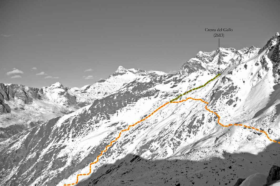 Itinerario 2 Qualcuno ha perso la piccozza così è l occasione per tornare in Val di Togno ed effettuare una variante al percorso di settimana scorsa.
