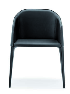 Laja Design Alessandro Busana La confortevole seduta è formata da cinghie elastiche incrociate e immerse in schiuma di poliuretano espan so, lo schienale è leggermente elastico ed accogliente.