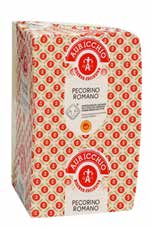 PECORINO ROMANO D.O.P. Il Pecorino Romano D.O.P., capofila dell esportazione italiana di formaggi, stagionato e fragrante è disponibile al naturale o con la tipica cappatura nera.