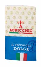 PROVOLONE PICCANTE CLASSICO PROVOLONE DOLCE Il classico Provolone Auricchio, ottenuto dal latte di bovine altamente selezionate, con l ineguagliabile caglio piccante Auricchio, controllato e curato