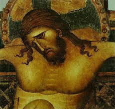 Cristo è raffigurato in due modi Cristo Triunphans (Cristo Trionfante) è il trionfo divino sulla morte.