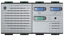 SUONERIA SUPPLEMENTARE 33690 suoneria supplementare per diffondere la chiamata elettronica in più ambienti; può essere installata a parete o su scatola tonda con graffette.