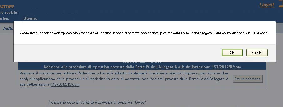 APPENDICE 1 figura 3 accesso all Anagrafica venditori Accedendo all AV per la prima volta, il sistema evidenzierà che non sono state ancora fatte configurazioni.