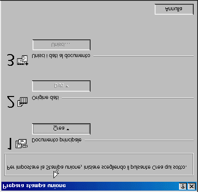 Fasi nella Stampa unione Selezionare il comando Stampa unione dal menu Strumenti Si apre la finestra di dialogo Prepara stampa unione che guida nelle fasi