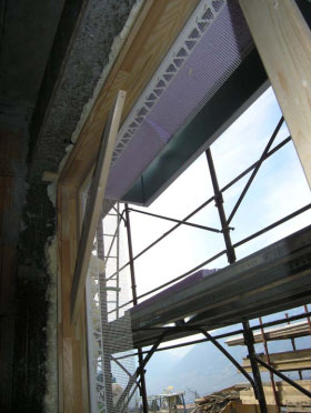 Dettaglio cassonetto nodo superiore serramento Manuel Benedikter Architekt Architetto La finestra vista da