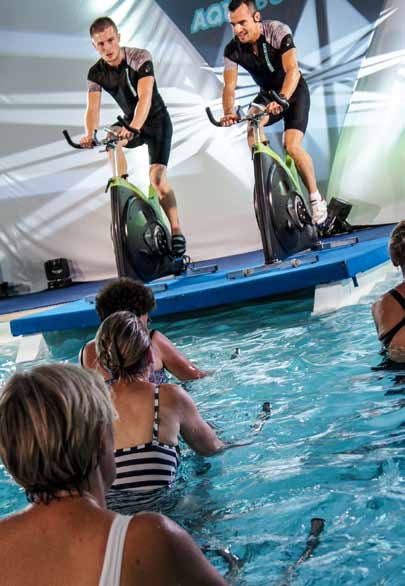 Fitness in acqua in collaborazione con La rivoluzione dell AquaGym: più efficace, motivante e divertente.