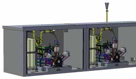 4 La miglior soluzione per il rifornimento metano CUBO GAS MODELLO W CARATTERISTICHE Adatto per applicazioni fino a 200 kw di potenza Soluzioni HT integrate con protezione di 1 o grado di sicurezza