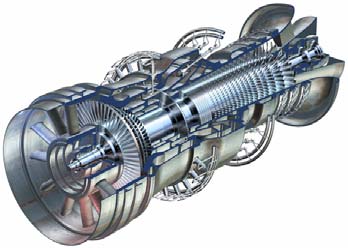 L interazione di un turbogas con l ambiente consumo di combustibile fossile (fonte energetica non rinnovabile) sfruttamento di una