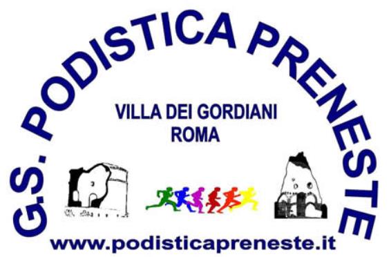 Associazione Sportiva Dilettantistica Regolamento Interno IN VIGORE DAL 2015 Sede: VIA PRENESTINA