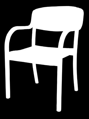 SEDIA IN LEGNO SENZA BRACCIOLI In legno verniciato dimensioni: cm. 54 x 52 x 81 h. Le sedie saranno inviate smontate e complete di viterie per il montaggio. WOODEN CHAIR WITHOUT ARMREST Wooden frame.