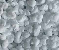 11 PERLITE ESPANSA La perlite espansa può essere utilizzata come substrato di coltivazione ammendante e correttivo dei terreni per miscele di terricci, taleaggio, alleggerimento di contenitori,