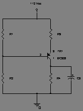 Il transistor è polarizzato con il classico circuito di polarizzazione automatica riportato sotto. Fig. 4 Circuito di polarizzazione automatica del transistor TR1.