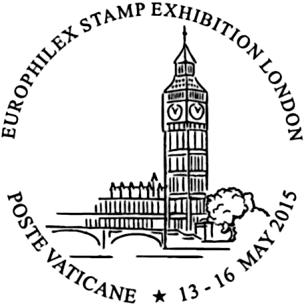 Comunicato 17/2015 del 7 maggio 2015 Annullo postale speciale in occasione della manifestazione filatelica «Europhilex Stamp Exhibition London 2015» (13 16 maggio 2015) In occasione della