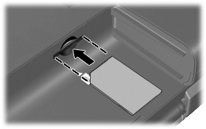 Inserimento di una scheda SIM ATTENZIONE: Per evitare di danneggiare i connettori, esercitare una forza minima quando si inserisce un modulo SIM.