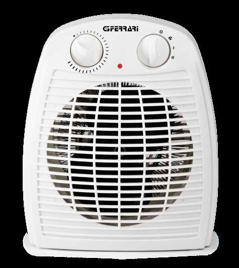 G60001 Fan Heater 2 Potenze 2 Powers 2 Termostato Termostat 1000 Termostato regolabile G6000100 8058150117835 0,9 6 2 Potenze: 1000 / W Dispositivo di protezione antisurriscaldamento in caso di