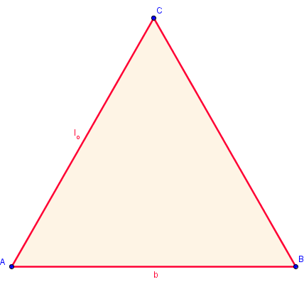 Perimetro di un triangolo Se consideriamo un triangolo qualsiasi si ha che