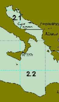 INDICAZIONE DELLE ZONE DI CATTURA Mediterraneo centrale (Sottozona