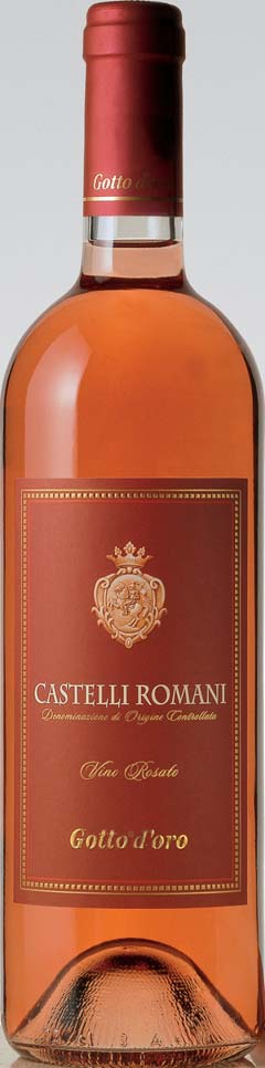 Castelli Romani D.O.C. - Vino Rosato Esposizione: Regione Lazio, nel comprensorio di origine controllata dei Castelli Romani. di natura vulcanica e argilla tufacea. zone collinari.