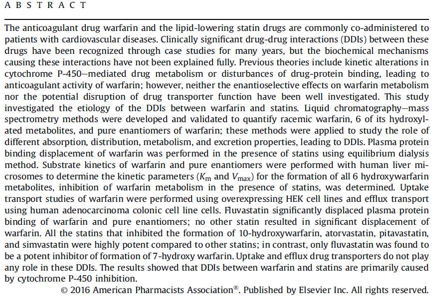 Warfarin: